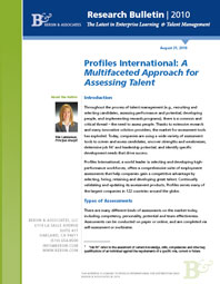 A Multifaceted Approach for Assessing Talent

