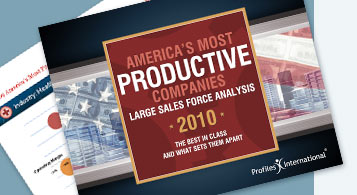 America’s Most Productive Companies Large Sales Force Analysis